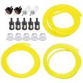 5 Feet 3 Sizes Fuel Line Hose With Snap In Bulb, Pouland Bulb, Fuel Fir Fit For Zama Stihl Poulan eater Craftsman Husqvarna Trimmer Chainsaw Blower. 