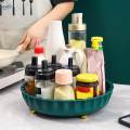 Turntable Organizer Cosmetic Organizer Multipurpose Rotating Desktop Storage Tray Spice Rack for Countertop Vanity Bathroom Cabinet Cupboard. 