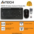 A4TECH 3300N Mini Wireless Keyboard & Mouse Combo Set. 