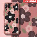 JIUMOO Case For Huawei Y9s Case Cartoon Clear Flower Thin Shockproof Square Edge Silicone Casing Full Lens Cover Camera Protect Cases Softcase. 