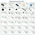 RGB LED With Box Basic Starter Kit Power Supply Module for Arduino R3 DIY Project Starter Electronics Fun Kit Electronic DIY Kit Electronic Components Set Resistor Assorted Kit. 