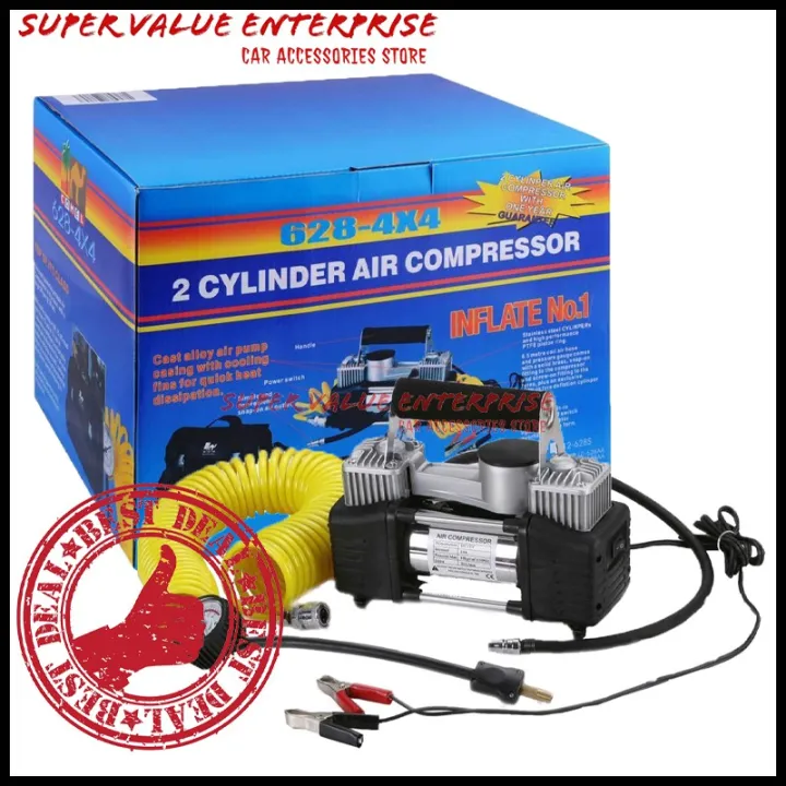 Portable%20Heavy%20Duty%202%20Cylinder%20Air%20Compressor%2012V%20628-4X4%20-%20Image%202