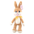 Cute buck tooth rabbit plush toy little white rabbit doll doll doll funny gift men and women birthday gift. 