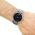 Emporio Armani Luigi Black Dial Mens Watch - AR2499. 