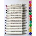 Set of 24 Superior Touch Copic twin art sketch double headed Art marker Permanent marker sketching marker graphic marker MS-888. 