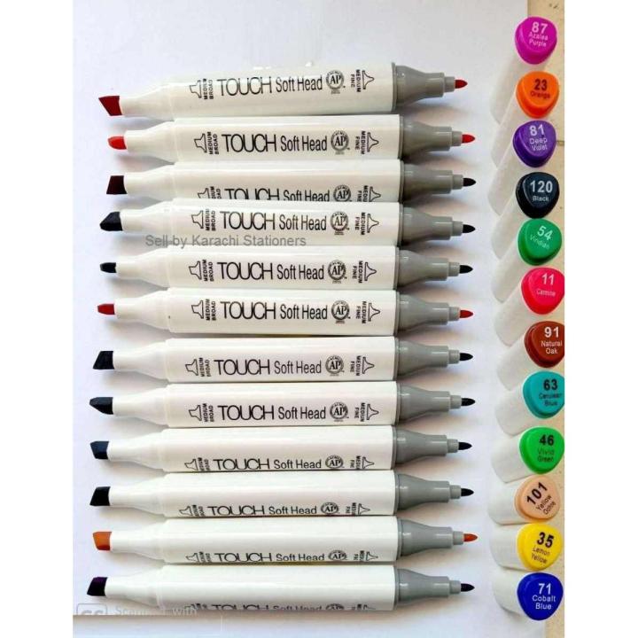 Set of 24 Superior Touch Copic twin art sketch double headed Art marker Permanent marker sketching marker graphic marker MS-888