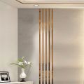 Acrylic Golden Strip Mirror Wall Stickers, DIY Geometric Removable Acrylic, Size 1×96 inches. 