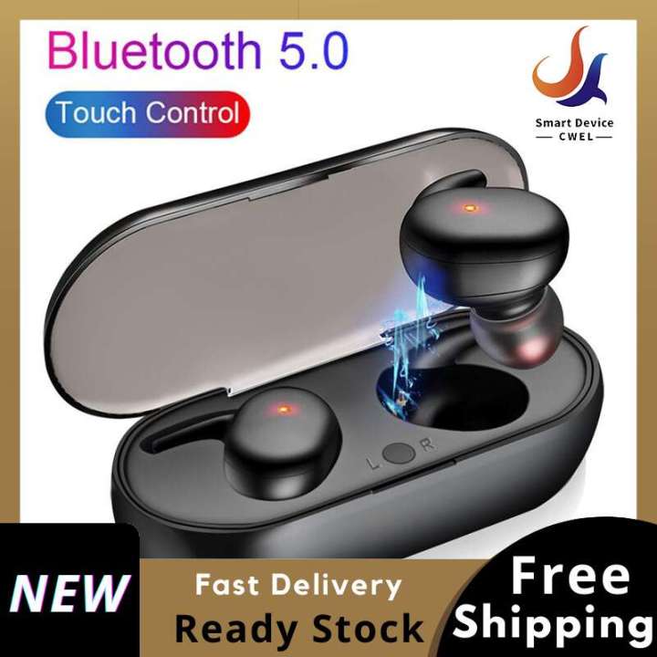 CWEL TWS Y Bluetooth Headphones Subwoofer with Microphone for Android IOS
