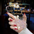 For OPPO A5 2020 Back Cover Luxury 3D Diamond Butterfly Shiny Glitter Gold Foil Space Starry Cases Clear Soft Silicone Bumper Mobile Phone Case for Girls Boy. 