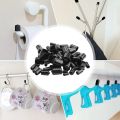 80 Pieces Rubber End Caps Flexible Bolt Covers Screw Caps Thread Protectors in 4 Sizes 1/4 to 3/4 Inch (Black). 