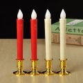 For Candles Christmas Party Decoration Plastic Fake Tapers Home Decor Candles Holder Candlestick Candle Stand Tray Candle Base. 
