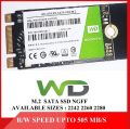 WD M2 SSD 512GB 2242 2260 2280 MULTISIZE SATA NGFF SOLID STATE DRIVE. 