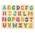 Wooden Alphabet Puzzle Board (ABC) Letters - Early Childhood Educational Tool - Preschool - Puzzle Board. 