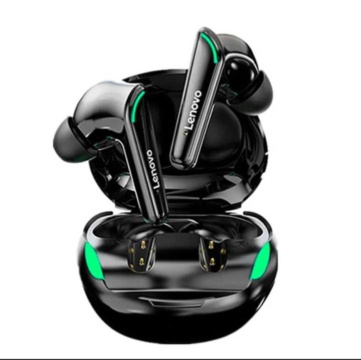 Original Lenovo XT92 Bluetooth 5.1 Portable Gaming Earbuds,30H Play Back Time with Case, Built-In Mic, Touch & Voice control, Voice Assistant & Active Noise Cancellation & IPX4 Waterproof With Bass Port Earbud