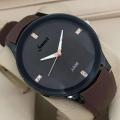 Latest Fashionable Stylish High Quality Casual Men Round Case Silicon Strap Watch for Men Gift Party Casual Wear. 
