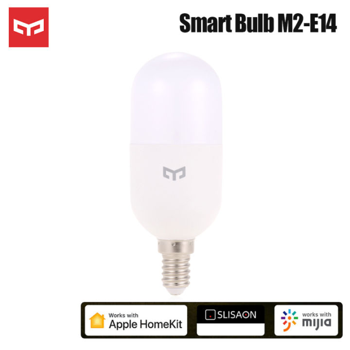 Yeelight E27/E14 Mesh LED Smart Bulb M2 4W 450lm Bluetooth Mesh 2700-6500K led bulbs works For Apple Homekit mihome APP