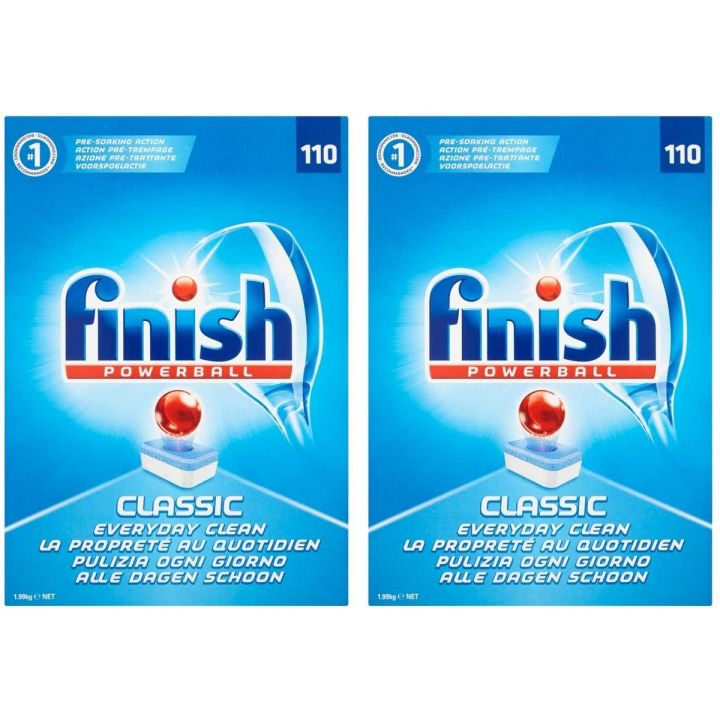 Finish Classic Powerball Dishwasher Tablets 110