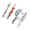 Anime Peripherals Demon Slayer Lapel Pins Weapon Badges Collectibles Gifts for Friends Wholesale. 