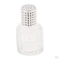3pcs Crystal Glass Pineapple Design Empty Refillable Perfume Fragrance Spray Bottle Travel Size. 