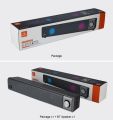 Kisonli LED-909 RGB USB Soundbar SPEAKER - Wireless Bluetooth Speaker With Colorful Light - Huge Surround Sound with Custom-Spool Volume Control - Built in FM Radio - KISONLI Portable Bluetooth Soundbar RGB Colors Light With Super Bass & Multi LED Sound. 