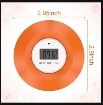 MotherMed%20Baby%20Bath%20Thermometer%20and%20Floating%20Bath%20Toy%20Bathtub%20and%20Swimming%20Pool%20Thermometer%20Red%20Flower%20uk%20import%20B%20A1040%20-%20Image%202