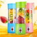 USB Rechargeable Juicer Blender - 380ml - USB Rechargeable Blender Mixer - Juicer Bottle Cup for Juice, Citrus, Lemon, Vegetables & Fruits. 