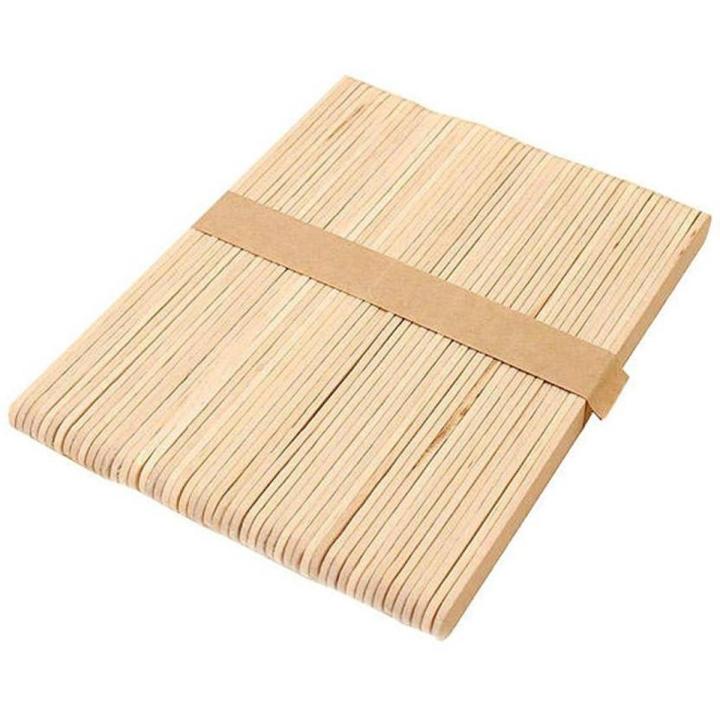 Pack of 50 Small Craft Sticks Ice Cream Sticks Wooden Popsicle Sticks (Length - 4.5 Inches Width - 12 mm)