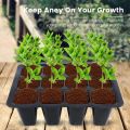 Lids 12 Cells Seed Starter Tray Plastic Seed Propagator Tray Set. 