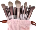 13Pcs Professional Makeup Brushes Pcs Travel Portable Soft Makeup Brushes for Women Eye Shadow Foundation Women Cosmetic Brush Eyeshadow Blush Beauty Soft Make Up Tools Bag. 