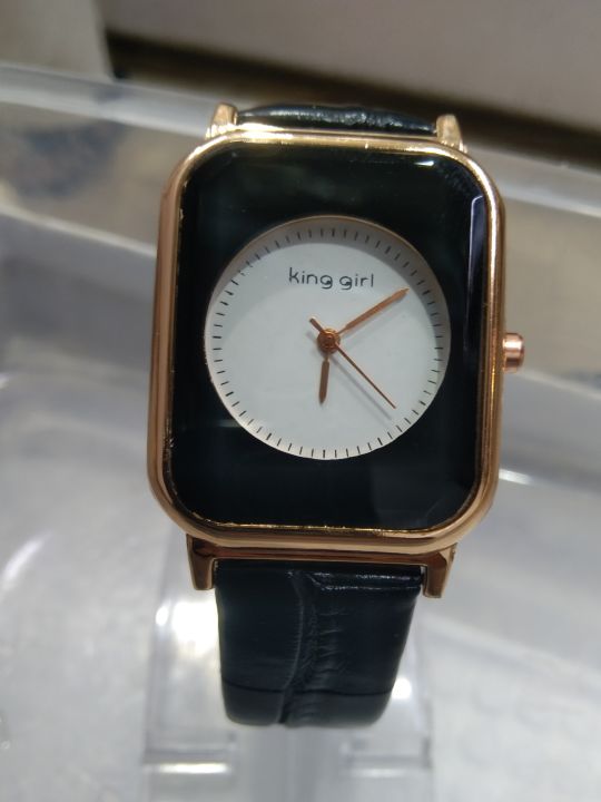 Ladies Strap Watch/ King Girl Strap Watch / High Quality Ladies Watch / Square Dial Ladies Watches