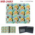 Game Zelda Leather Wallet Short Bifold Casual Young Men Women Coin bag Photo Card Holder Printing Cartoon Purse Cosplay Gifts. 