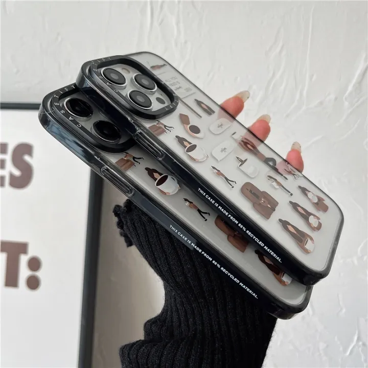 %5BAll%20you%20need%20is%20coffee%5DCASETIFY%20Acrylic%20Phone%20Case%20compatible%20For%20iPhone%2015%20Pro%20MAX%2011%2012%2013%2014%20Pro%20MAX%20Coffee%20girl%20TPU%20border%20transparent%20shockproof%20phone%20protect%20cover%20-%20Image%204