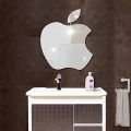 Self Adhesive Apple Shape Bevelled Sticker Mirror. 