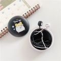 1 Set Abs Silica Gel Cartoon Cat Paw Headset Portable Earphone Carrying Bag Hands Free Bass Earplugs Cute Storage Hard Bag. 