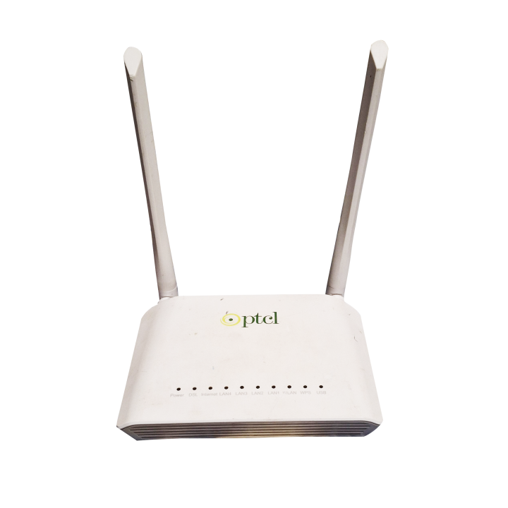 PTCL Router ZTE VDSL 2 with High Range Antennas 2 USED WITHOUT BOX