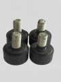 Pack Of 4 Pcs. 1Inch Rubber Stoppers adjustable Bolt  Round High Quality. 