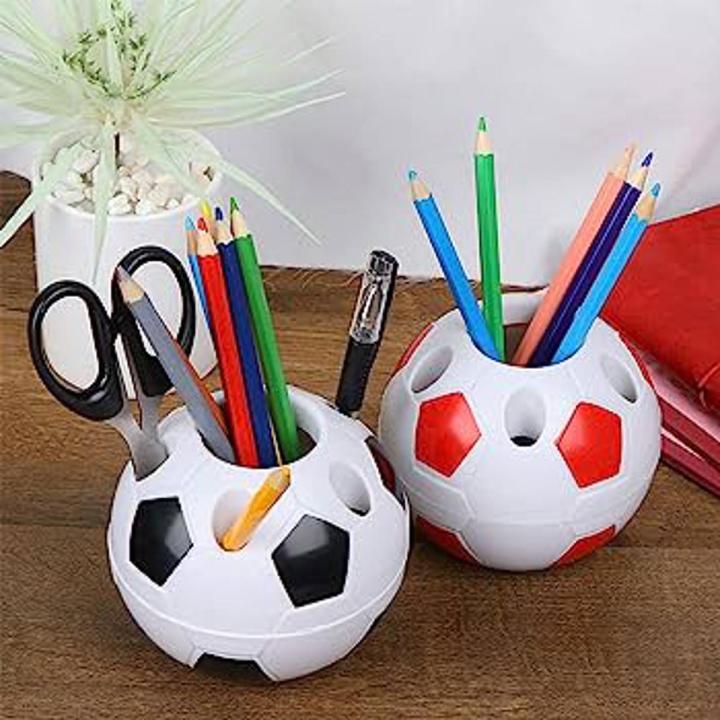 Multifunctional Football Holder Desk Stand Pencil Holder Detachable Organizer Paint Supplies Plastic Artist Holder