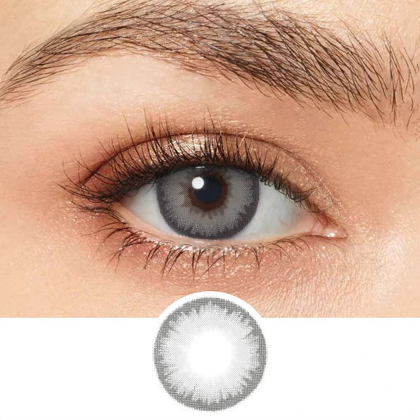 Ultra Vision Glitter Gray Shade Color Contacts Lens High Quality Eye Contact Color Lenses With Solution Kit Colored Lenses for Eyes Makeup