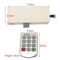 Cabinet Lock Drawer Lock Cupboard Digital Password Lock Electronic Pad Lock Digital Code Combination Lock Password Keypad Number Cabinet Door Code Locks For Cabinet Door Drawer Door Lock Hardware keypad lock. 