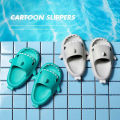 Fashion Soft EVA Summer Kids Shark Slippers Cute Catroon Shark Slides Girls Sandals Shoes Children Outdoor Home Flip Flops. 