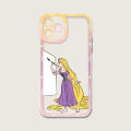 【NShisasN】Tangled Rapunzel Tangled Phone Case Telefoon For IPhone 13ProMax 14 13 12 11 Pro Max Mini Transparent Fine Hole Soft Cover. 