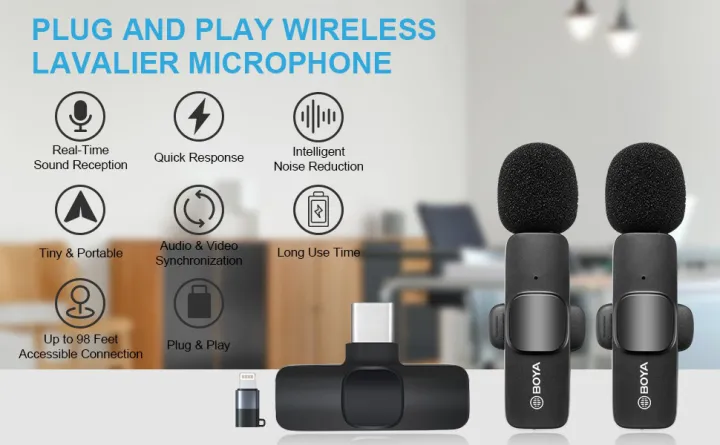WIRELESS%20MIC%20K9%20Dual%20Microphone%20Mic%20Plug%20&%20Play%20USB%20Type%20C%20Plug%20Wireless%20Lavalier%20Microphone%20%7C%20Mini%20Lapel%20Microphone%20Wireless%20Mic%20For%20Recording%20YouTube_Facebook_%20Interview%20Auto%20Sync%20Noise%20Reduction%20NO%20APP%20or%20Bluetooth%20Needed-%20Dual%20Mic%20-%20Image%204
