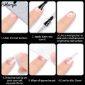 Monja 550PCS Matte Soft Gel Tips False Press on Coffin Almond Oval Square Nail Extension Acrylic Artificial Manicures Tools. 