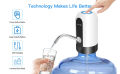 Automatic Electric Water Dispenser Pump Rechargeable Portable USB Charging Wireless Water Pump Automatic Drinking Water Dispenser Bottle Pump Auto Water Bottle Dispenser Pump NOTE random color will be delivered. 