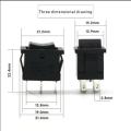KCD1 Push Button Switch 15x21mm 2 /3 Pin SPST Mini switches 10A/125V 6A/250V Snap-in On-OFF ON-OFF-ON Boat Rocker Switch. 