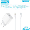 iPhone 11 Pro Max 18W USB-C Power Adapter. USB-C to Lightning Cable.. 