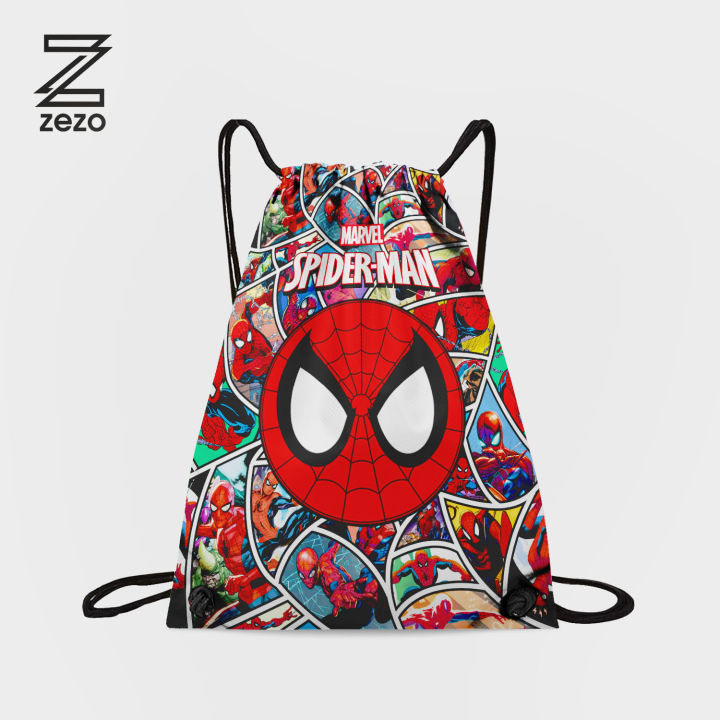 Spider%20Man%20Drawstring%20Bag%20For%20Kids%20Digitally%20printed%20on%20Cloth%20By%20Zezo%20-%20Image%202