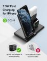 SENEO Wireless Charger, Three in One Charger, Detachable Design, Independent Use, Compatible with 14/13/12/Pro/Mini Phone. 