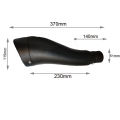LeoVince Cobra 51mm Universal Fitting Motorcycle Bike Exhaust Muffler. 