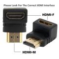 HDMI Male To HDMI Female M/F HDMI M/HDMI F Convertor (L SHAP)  - HDMI MALE TO HDMI FEMALE L-Shape - HDMI Extension - HDMI - HDMI TO HDMI Convertor. 